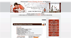 Desktop Screenshot of housecleanersingapore.com